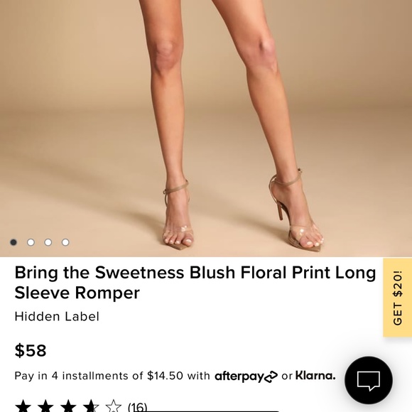 Floral romper - Picture 2 of 3